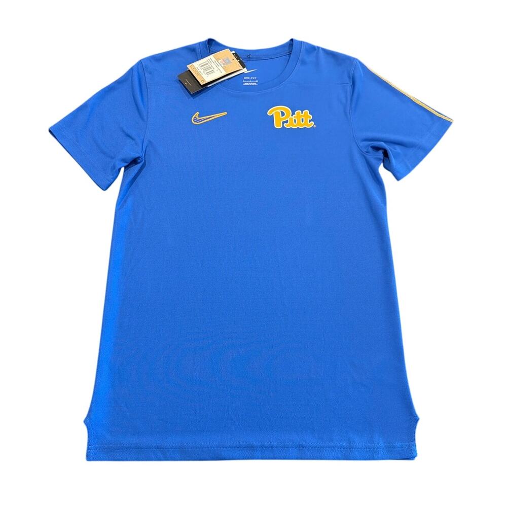 NWT Nike Pitt Panthers Dri-FIT Performance T-Shirt Men’s Small Royal Blue